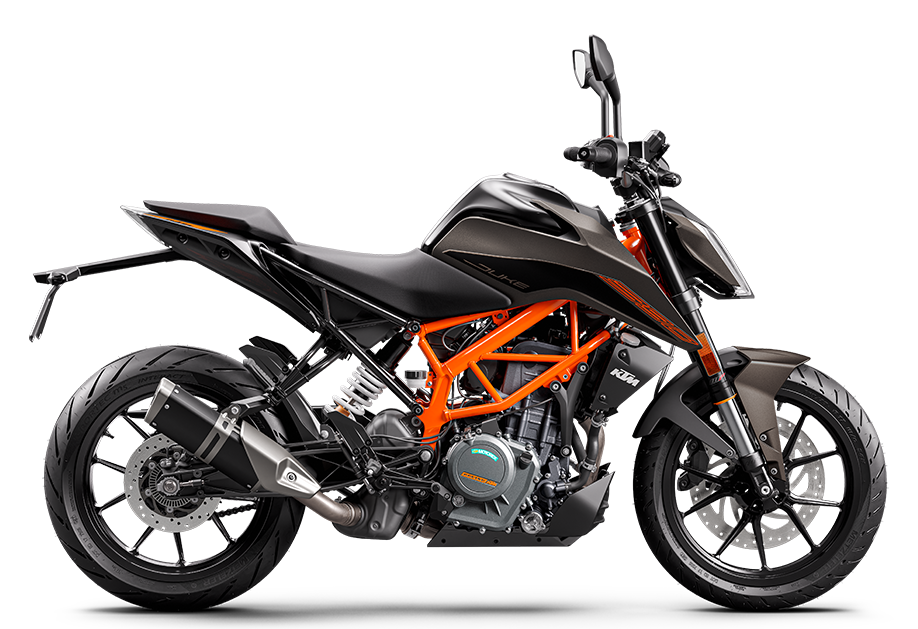 Moto KTM noire